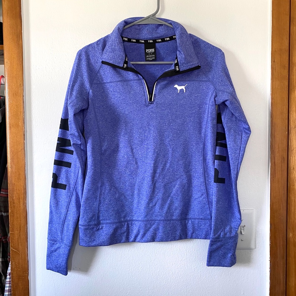 PINK Quarter Zip Pullover size S
